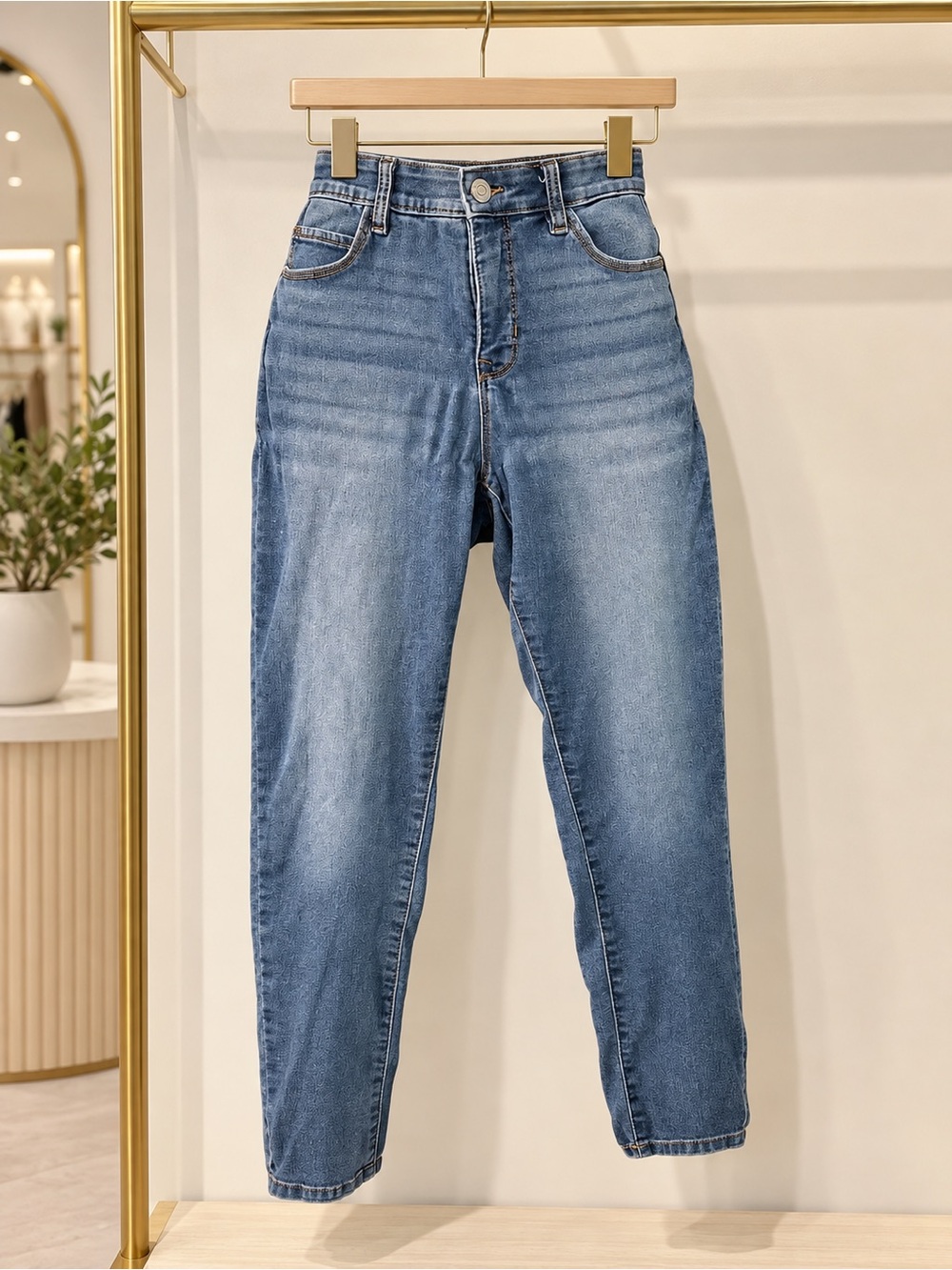 Angels Women's Boyfriend Jeans in Light Blue Wash